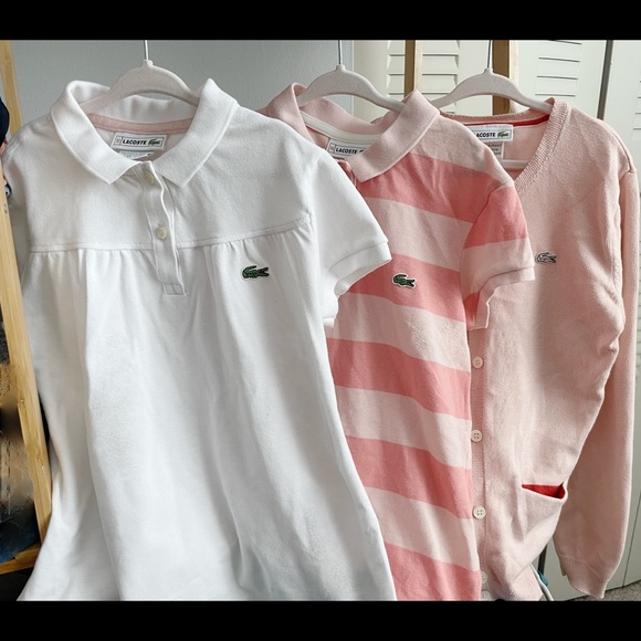 Lacoste polo cardigan sweater - Picture 1 of 5